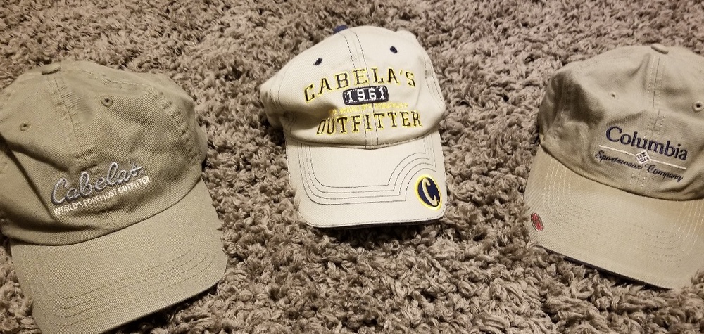 Cabela and Columbia Hat bundle